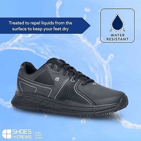 Shoes for Crews Women's Falcon II Slip Resistant Food Service Work Sneaker (10) - Picture 5 of 6